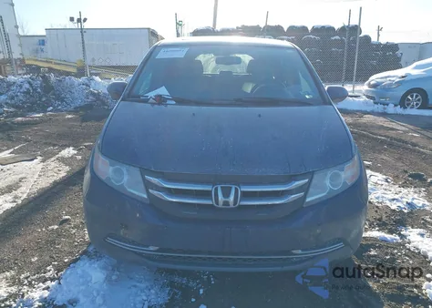 2014 Honda Odyssey Ex-L from USA, damaged, VIN 5FNRL5H69EB043099